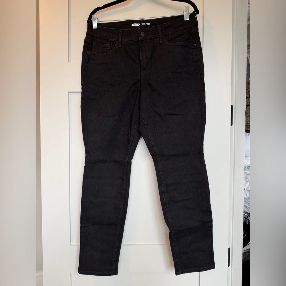 Women’s Black Straight Denim